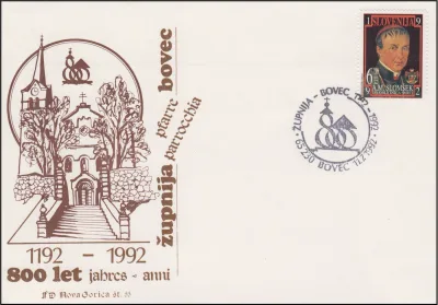 ŽUPNIJA BOVEC 1192 - 1992